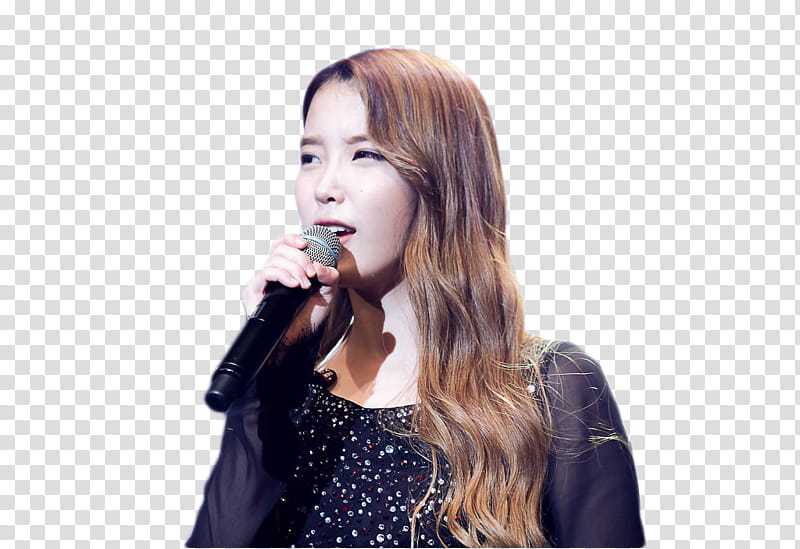 IU at Modern Times comeback showcase transparent background PNG clipart