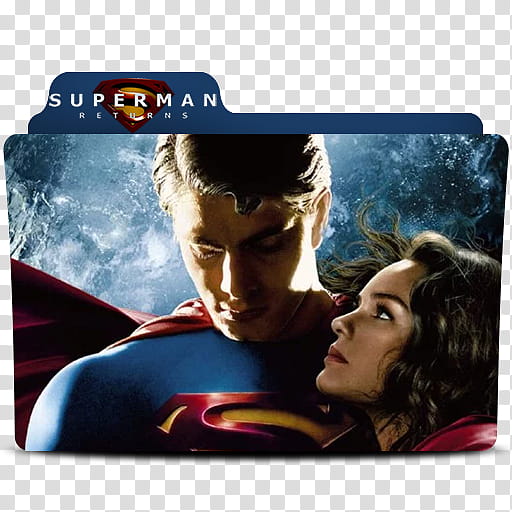 Superman Returns  Folder Icon, Superman Returns  transparent background PNG clipart