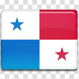 All in One Country Flag Icon, Panama-Flag- transparent background PNG clipart