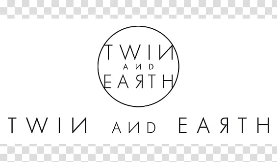 Twin And Earth Logos transparent background PNG clipart