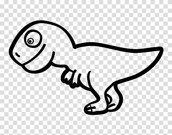 Dinosaur, Tyrannosaurus Rex, Drawing, Coloring Book, Line Art, Cartoon, Animal, Dog transparent background PNG clipart