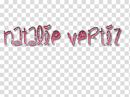 Natalie Vertiz Nombres transparent background PNG clipart