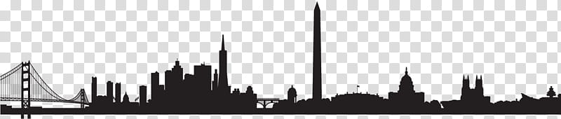 City Skyline Silhouette, Mumbai, Washington, San Francisco, Logo, Latar Langit, Human Settlement, Cityscape transparent background PNG clipart