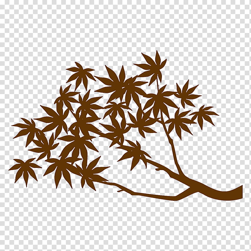 maple branch maple leaves autumn tree, Fall, Leaf, Plant, Woody Plant, Flower transparent background PNG clipart