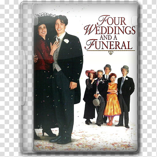 the BIG Movie Icon Collection , Four Weddings and a Funeral transparent background PNG clipart