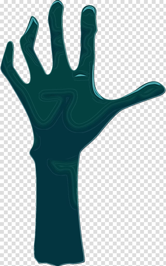 green finger hand glove thumb, Watercolor, Paint, Wet Ink, Gesture, Personal Protective Equipment, Wrist, Sign Language transparent background PNG clipart