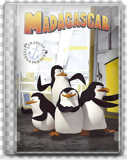 DVD Case v collection part , madagaskar transparent background PNG clipart