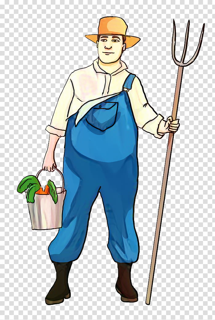 Headgear, Costume, Character, Human, Behavior, Cartoon, Pitchfork, Gardener transparent background PNG clipart