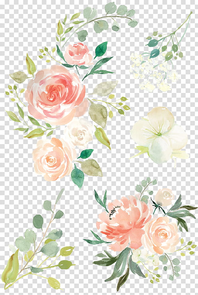 Bouquet Of Flowers Drawing, Watercolor Painting, Rose, Floral Design, Cut Flowers, Watercolour Flowers, Flower Bouquet, Pastel transparent background PNG clipart