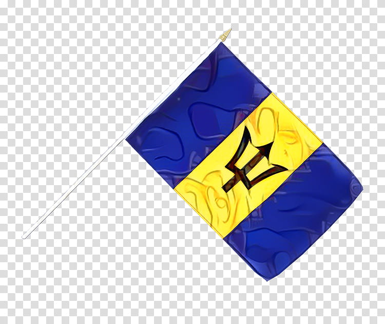 Flag, Flag Of Barbados, Flag Of Chad, Yellow, Flag Of Brazil, Blue Ensign, Fahne, Electric Blue transparent background PNG clipart