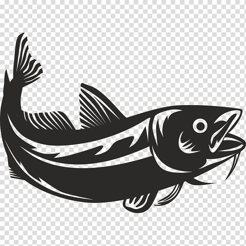 graphy Logo, Atlantic Cod, Fish, Haddock, Black And White
, Wing, Beak, Tail transparent background PNG clipart