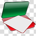 CP Christmas Object Dock, green, red and white illustration transparent background PNG clipart