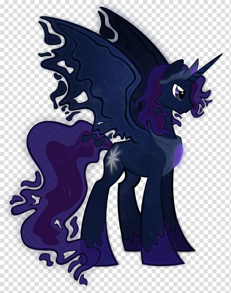 King Cosmos Father of Celestia and Luna, blue unicorn My Little Pony transparent background PNG clipart