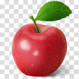 Fruit and Vegetable, red apple fruit transparent background PNG clipart
