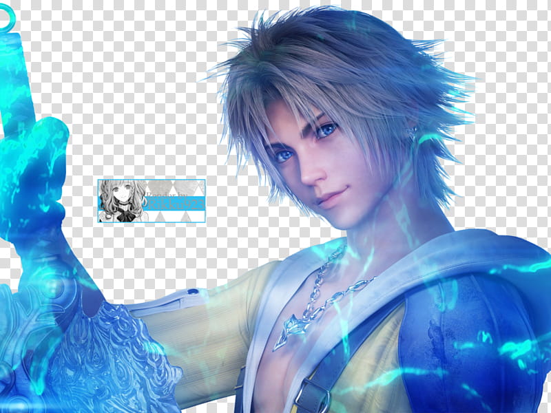 Final Fantasy X : Tidus Render, Final Fantasy character transparent background PNG clipart