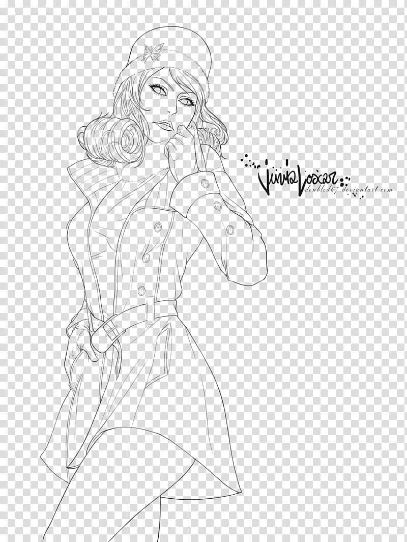 Juvia Loxar Line art, woman wearing dress sketch transparent background PNG clipart