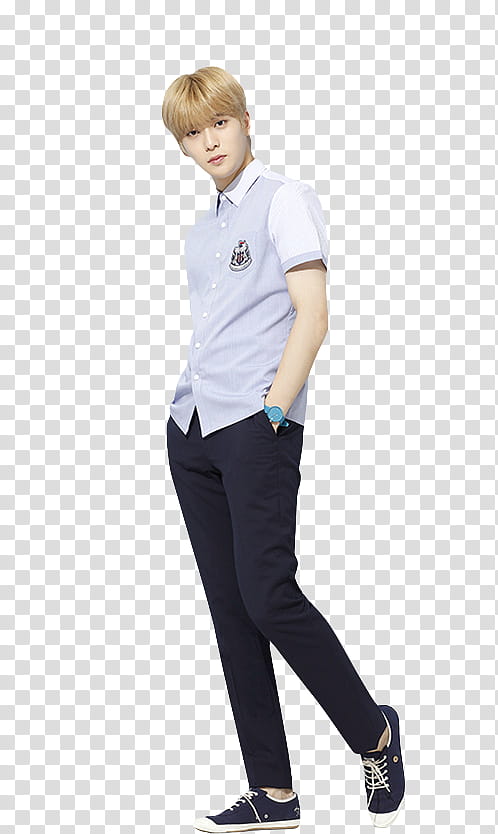 Jaehyun NCT, man wearing black pants transparent background PNG clipart