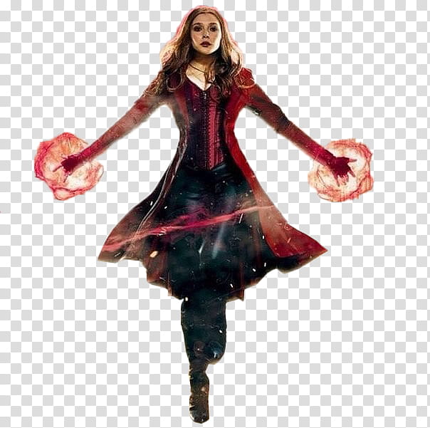 Scarlet Witch Wanda Maximoff transparent background PNG clipart