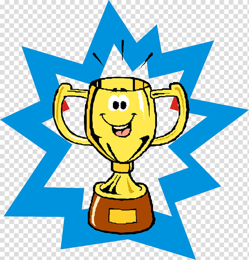 Trophy, Award, Prize, Medal, Literary Award, Yellow, Line, Area transparent background PNG clipart