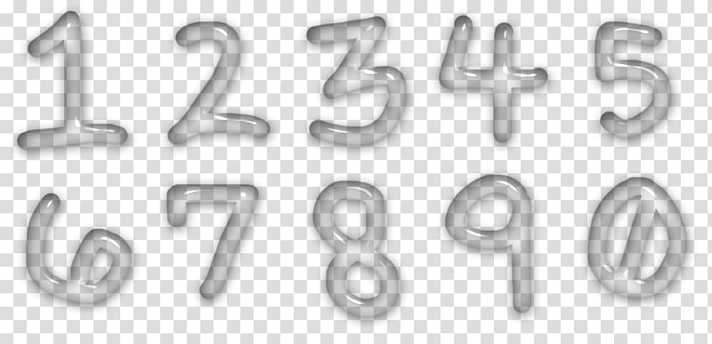 The Ridiculous Set of Bubbles, gray numbers art transparent background PNG clipart