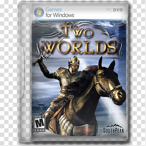 Game Icons , Two-Worlds, Two Worlds PC game disc transparent background PNG clipart