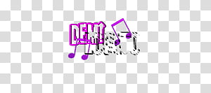 Texto Demi lovato transparent background PNG clipart thumbnail