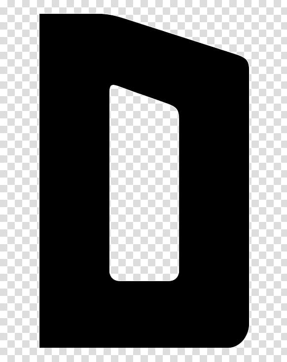 black letter D transparent background PNG clipart