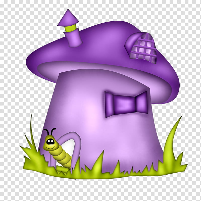 Mushroom, House, Drawing, Fungus, Stuffed Mushrooms, Art, Cartoon, Purple transparent background PNG clipart