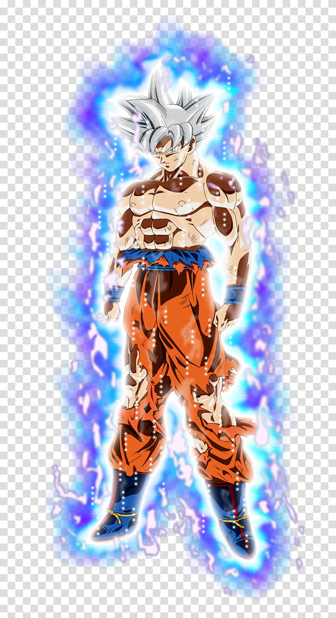 Goku Mastered Ultra Instinct Aura transparent background PNG clipart