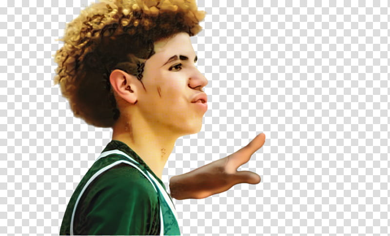 Microphone, Lamelo Ball, Basketball Player, Sport, Thumb, Hair Coloring, Behavior, Human transparent background PNG clipart