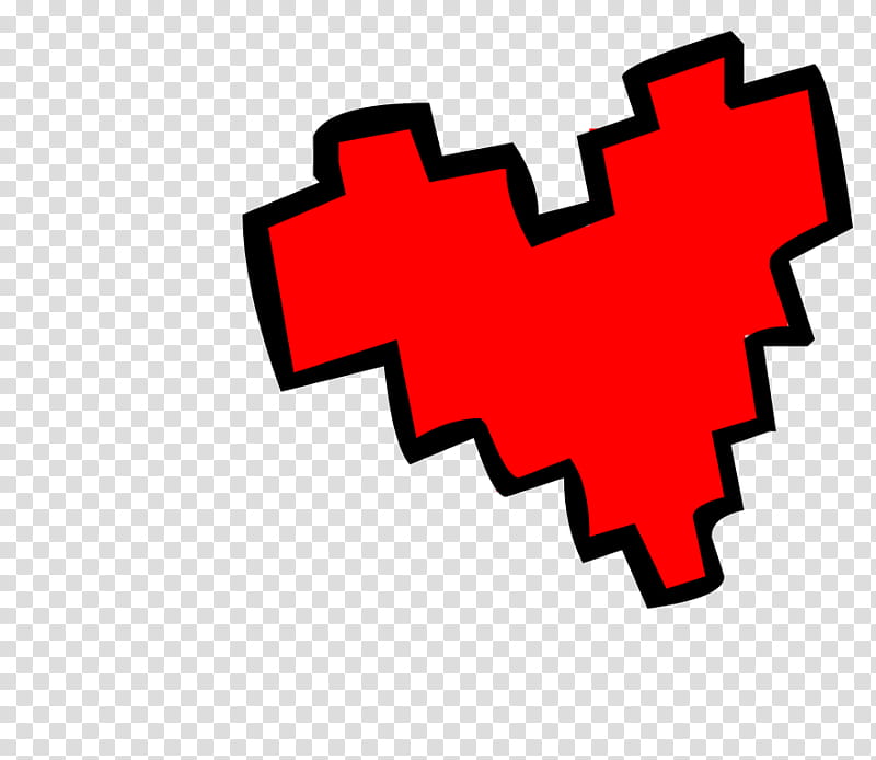 red and black pixelated heart art transparent background PNG clipart