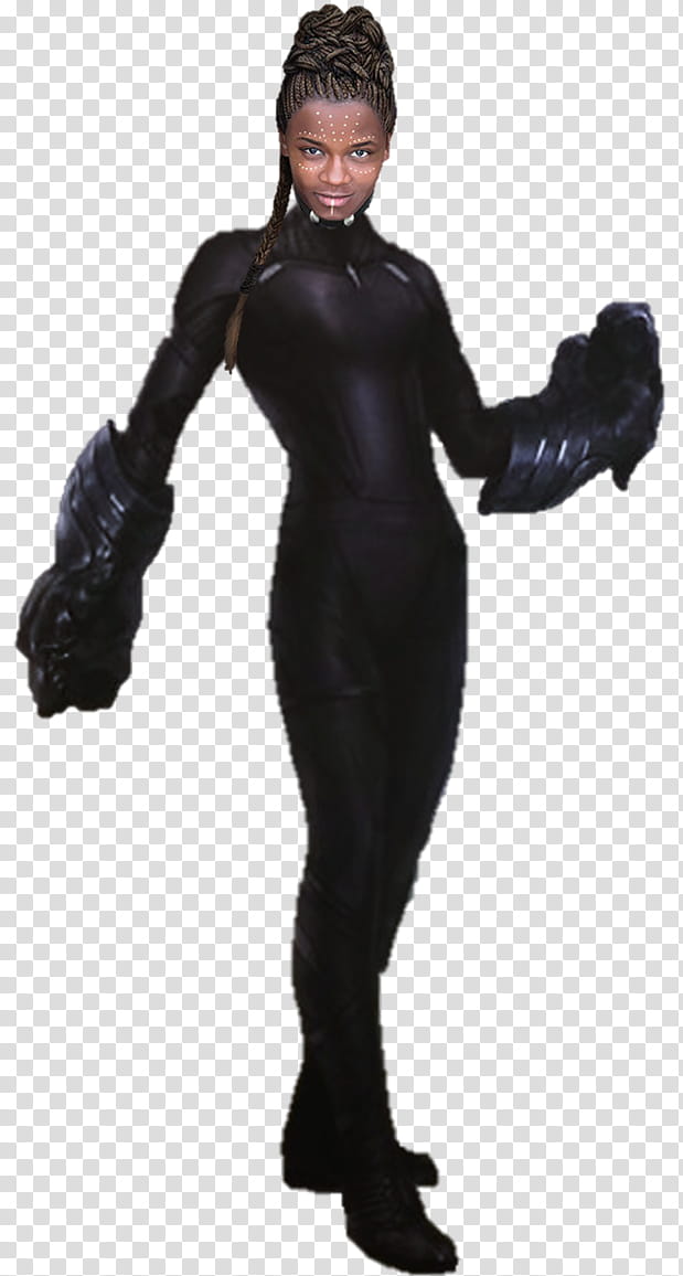 Shuri Black Panther Suit transparent background PNG clipart