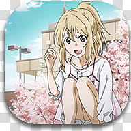 Shigatsu wa Kimi no Uso Icon for Android, iconback transparent background PNG clipart