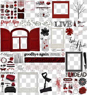 True Blood Vampire Word Art Clear Cut 26, assorted-color doors transparent background PNG clipart thumbnail