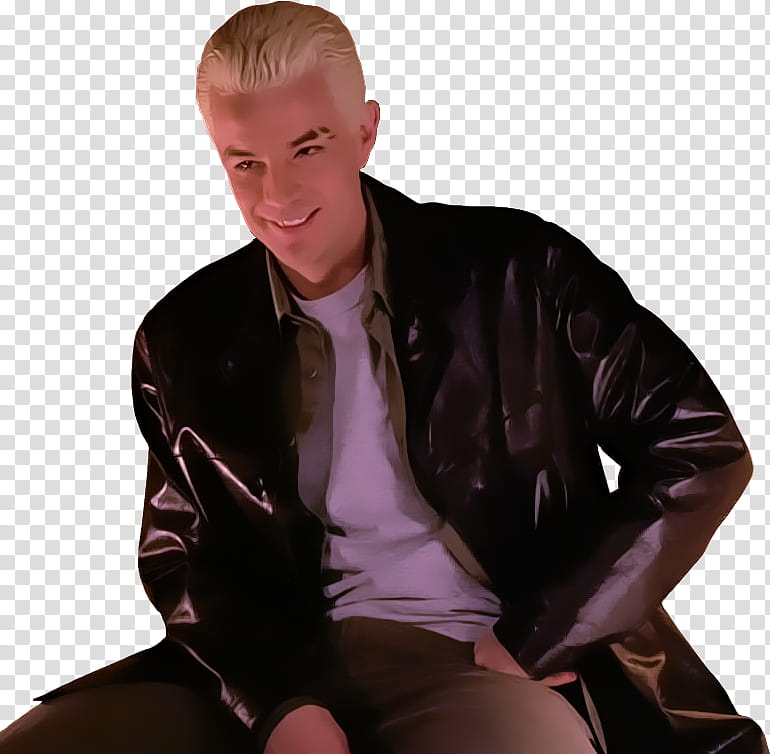 Spike BTVS James Marsters transparent background PNG clipart