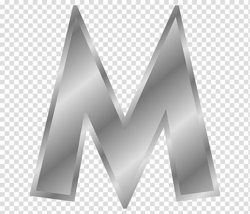 Silver, Letter, Logo, Alphabet, M, Monogram, Angle, Triangle transparent background PNG clipart
