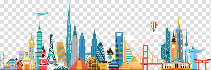 Travel Skyline, Tourism, Landmark, Travel Agent, Corporate Travel Management, Tourist Attraction, Cityscape, Human Settlement transparent background PNG clipart