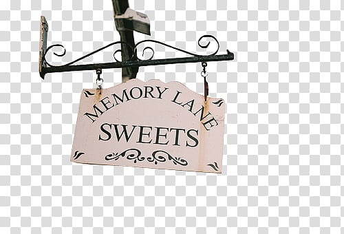 , Memory Lane Sweets signage transparent background PNG clipart