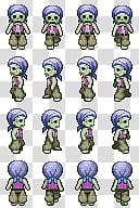 Zombie Pirate Sprite  for RPG Maker XP transparent background PNG clipart