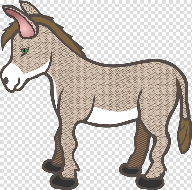 Horse, Donkey, Line Art, Document, Cartoon, Animal, Microsoft PowerPoint, Presentation transparent background PNG clipart