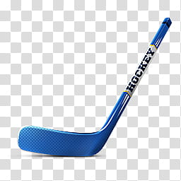 Hockey icons, HockeyStick_Left_clean__, blue and white Hockey ice hockey stick transparent background PNG clipart