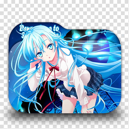 Anime Folder Icon Pack  by Knives, Denpa Onna to Seishun Otoko  transparent background PNG clipart