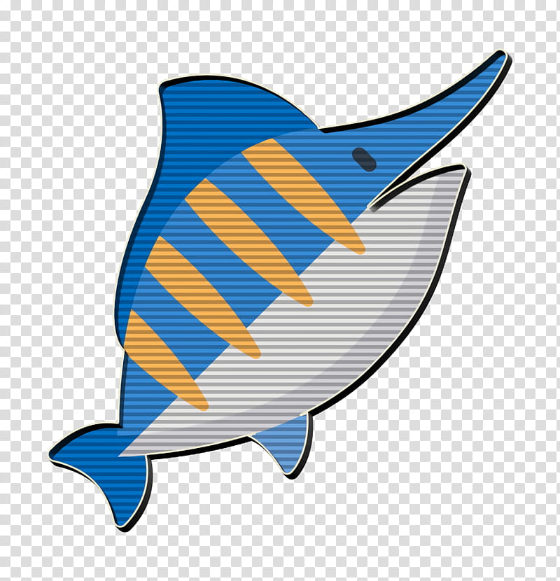 Marlin icon Fish icon Fishing icon, Fin, Butterflyfish, Common Dolphins transparent background PNG clipart