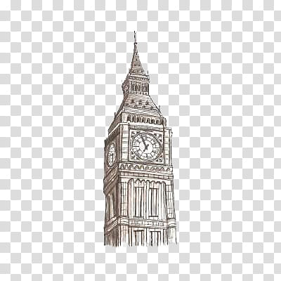 Nuevos y Bellos, grey big ben illustration transparent background PNG clipart