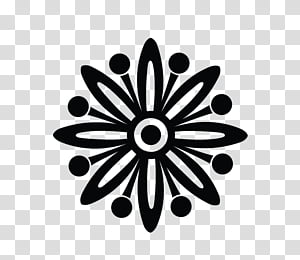 black flower illustration transparent background PNG clipart thumbnail