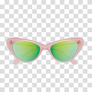 New DISCULPA, green and pink butterfly sunglasses transparent background PNG clipart