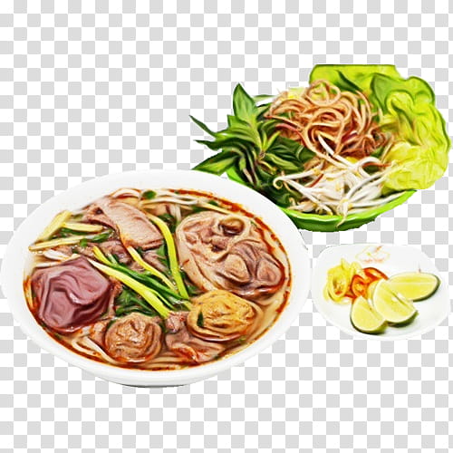 Watercolor, Paint, Wet Ink, Pho, Vietnamese Cuisine, Canh Chua, Hue, Chinese Cuisine transparent background PNG clipart