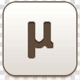 Albook extended sepia , brown and beige uTorrent icon transparent background PNG clipart