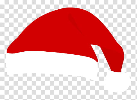 Navidad, red and white Santa hat illustration transparent background PNG clipart
