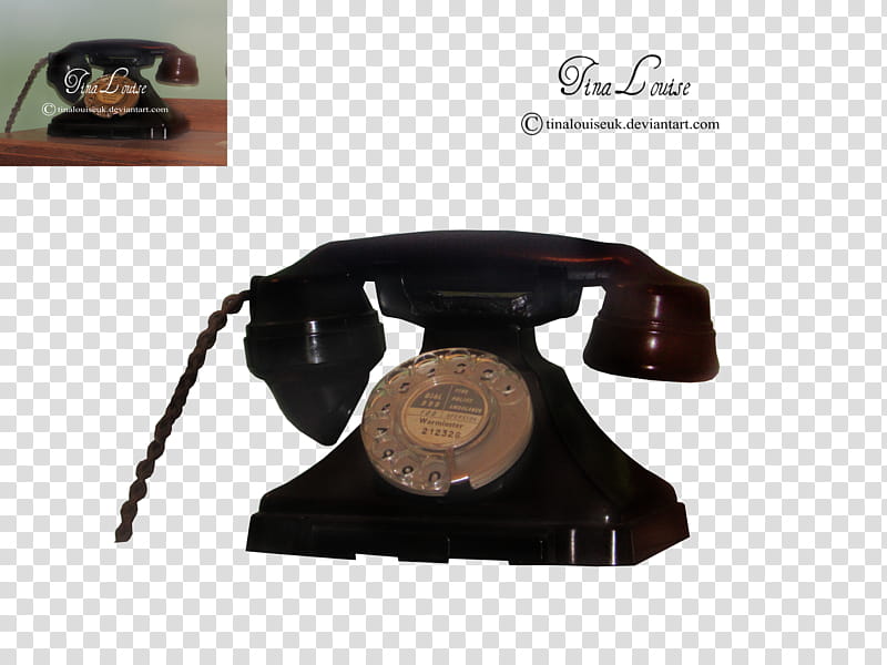 Old Phone, brown and gold rotary phone transparent background PNG clipart